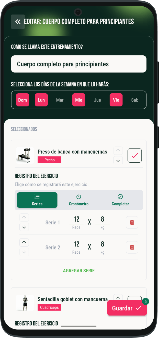 TU ENTRENAMIENTO, A TU MANERA